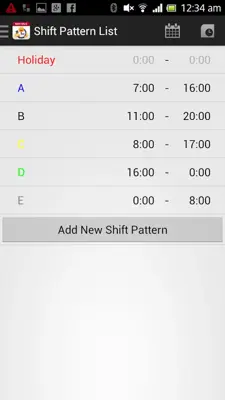 Shift Work Calendar android App screenshot 9